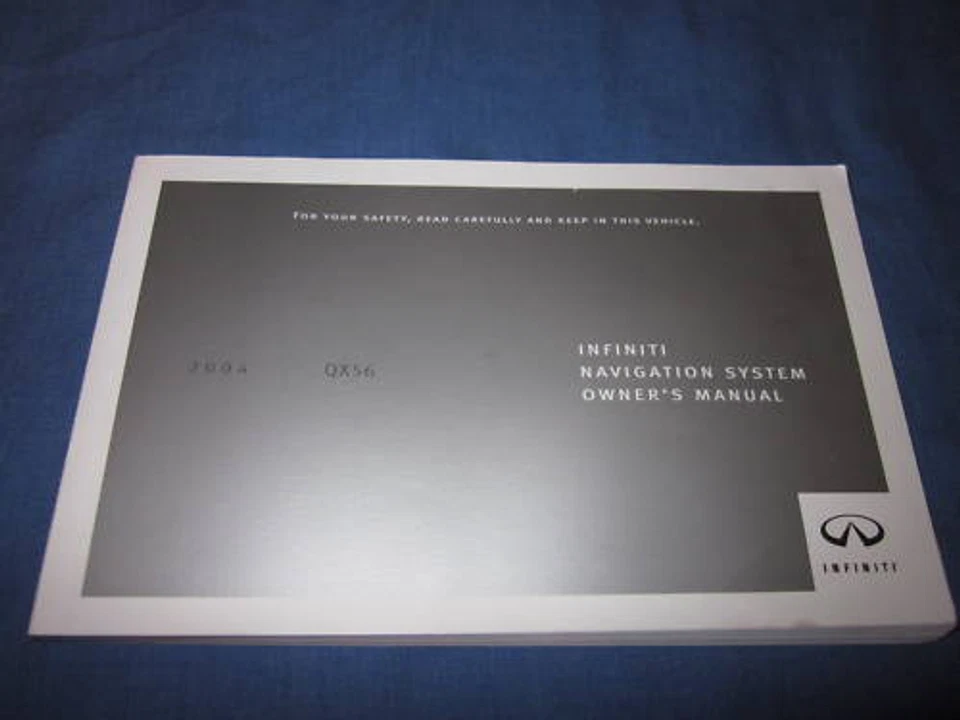 2004 Infiniti QX56 Navegación Propietarios Manual USUARIO Nav - Imagen 1 de 1