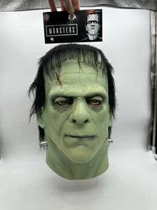 TRICK OR TREAT UNIVERSAL STUDIOS MONSTERS FRANKENSTEIN ADULT LATEX MASK - Picture 1 of 7