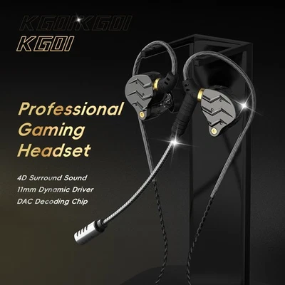 KG01 HiFi Battle Buds In-Ear Headset, Gaming Headset with Rotatable microphone - Image 1 of 4