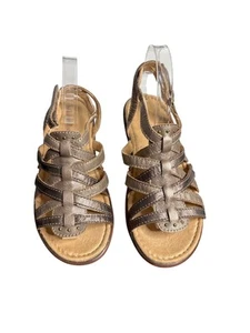 Naturalizer Damen Bronze Metallic Leder Jamboree Fersenriemen Sandalen Größe 8 - Bild 1 von 6