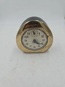 Reloj de escritorio vintage Alpine cuerda para piezas y reparación - Imagen 1 de 15