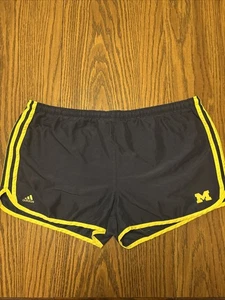 University Of Michigan Wolverines Adidas Damen Shorts Laufen 1,5” Schrittlänge XL - Bild 1 von 9