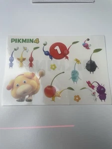 Pikmin 4 Aufkleber - Offizielles Nintendo Switch Promo Sheet - Bild 1 von 2
