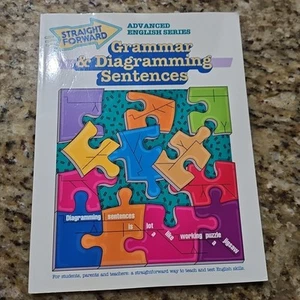 Grammar & Diagramming Sentences  Advanced Series By Gianni De Vicentis-Hayes - Picture 1 of 3