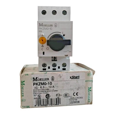 Moeller PKZM0-10 Motor-Protective Circuit-Breaker Overload Protection 6.3–10A - Image 1 of 4