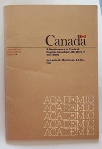 Eine Renaissance im Kontext: Englische kanadische Literatur in den 1960er Jahren Broschüre von - Bild 1 von 2