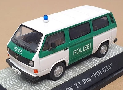 Premium ClassiXXs 1/43 Scale 11453 - VW T3 Bus Polizei - White/Green — 第 1/4 张图片