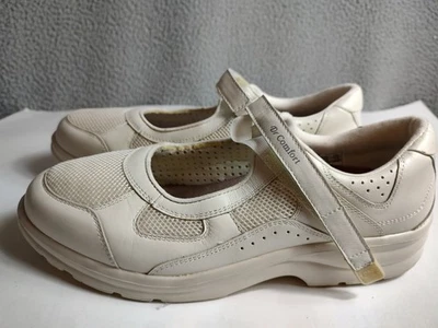Dr. Comfort Susie Shoes White 0540 Womens Size 11W Leather and Mesh - Image 1 of 4