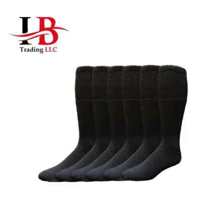 60 pares de meias tubulares masculinas por atacado sobre a panturrilha tamanho 9-15 10-15 13-16 - Imagem 1 de 2