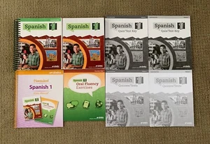 Abeka Spanish 1 Teacher and Student Books Keys Workbook Tests Current Edition - Picture 1 of 1