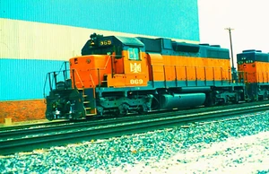 DUPLICATE SLIDE BESSEMER & LAKE ERIE SD-38 #869 ERIE, PA JANUARY 25, 1986 - Picture 1 of 1