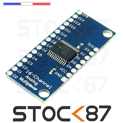 SK87 5278# 1 à 5pcs CD74HC4067 16-Channel Analog Digital Multiplexer - multiplexeur