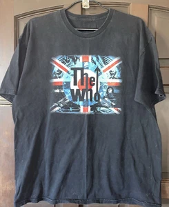 Rare 2013 “The Who” Tour Shirt north America Rock N Roll 2XL Black Concert Ca. - Picture 1 of 5