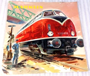 1957 MARKLIN German Catalog in English Model Trains VG! - Picture 1 of 4