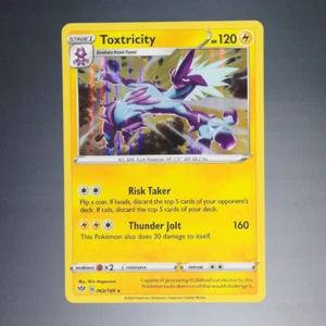 2020 POKEMON TCG TOXTRICITY #063/189 SWSH DARKNESS ABLAZE HOLO RARE TC - Picture 1 of 2