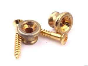 Gibson Gold Aged Alu Strapbuttons incl. Screws Set of 2 "Art of Aging" Series - Bild 1 von 1