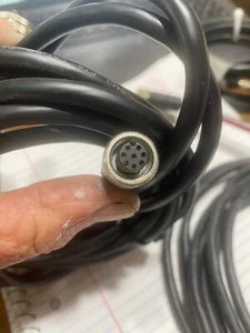 ETHERNET CABLE 15' 24 AWG BLACK 490384-6 MARINE BOAT - Picture 1 of 3