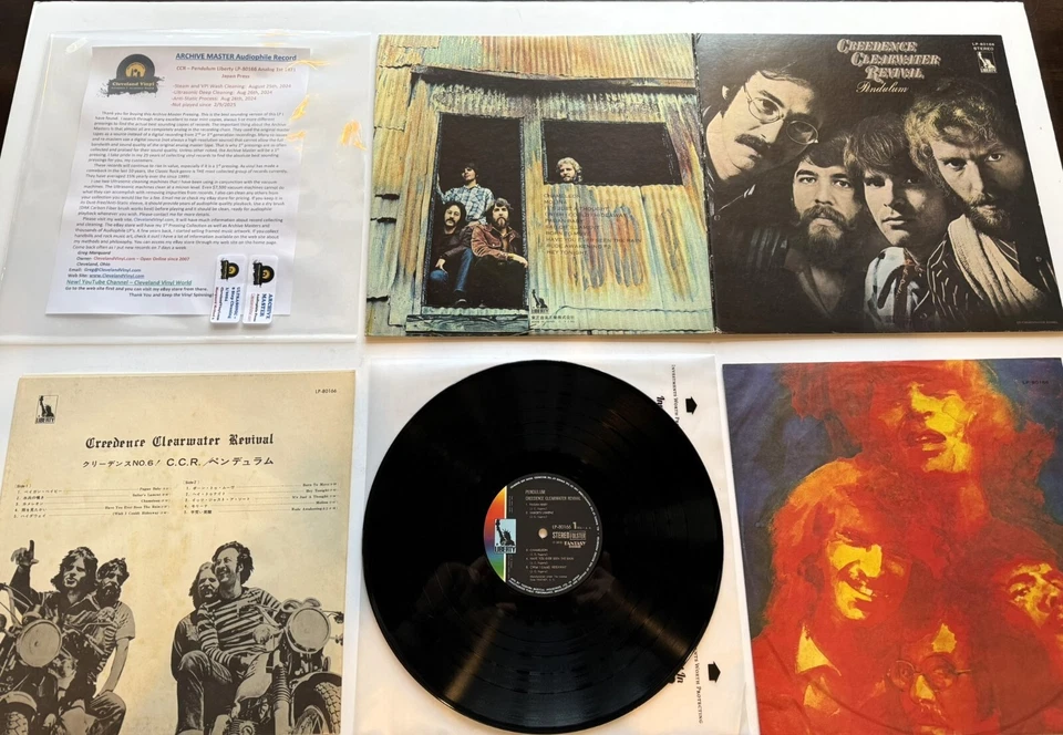CCR Pendulum Creedence '71 1st Analog Japan ARCHIVE MASTER Ultrasonic CLEAN - Image 1 of 4