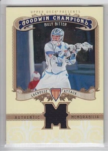 2012 UD GOODWIN CHAMPIONS BILLY BITTER JERSEY GAME WORN Authentic Memorabilia - Picture 1 of 1