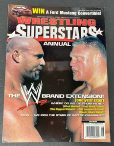 2003 EDITION WRESTLING SUPERSTARS MAGAZINE STEVE AUSTIN THE ROCK FREE S+H (NM) - Imagen 1 de 4
