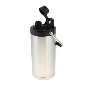 Double Walled Insulated Stainless Steel Water Jug Hot Cold Beverage Bottle - Picture 1 of 12