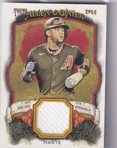 2024 Topps Allen & Ginter MLB No. AGR-KM Ketel Marte Game-Worn Patch - Bild 1 von 2