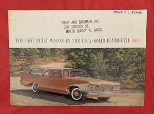 Plymouth 1960 "STATION WAGONS" - Folleto/catálogo de ventas de concesionario de automóviles original - Imagen 1 de 4