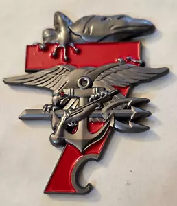 Moneda Desafío Original Naval Special Warfare Navy SEAL Team 7 #'d / Seven ST-7 - Imagen 1 de 4