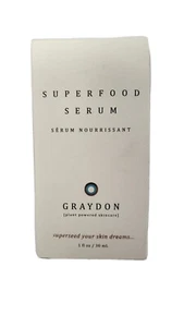 SUPERFOOD SERUM NAHRHAFT GRAYDON PFLANZENBETRIEBEN HAUTPFLEGE 1 FLÜSSIGE OZ GESICHTSÖL NEU - Bild 1 von 9