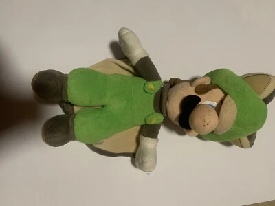 二手 Flying Squirrel Luigi 毛绒玩具 16 英寸超级马里奥兄弟任天堂 2013 — 第 1/3 张图片