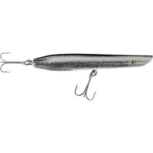 Cotton Cordell 7" Pencil Popper 2 oz Fishing Lure - Chrome/Black Back