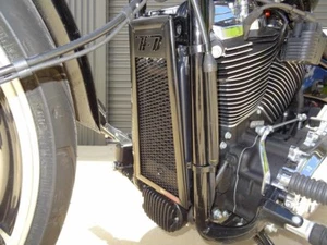 Harley Davidson Softail Breakout 2018-2024 RAD GUARD Oil Cooler Guard - Black - Picture 1 of 3