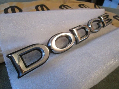 NOS 1979 79 80 MoPar Dodge Truck M880 4X4 Ramcharger Lil Red Express Hood Emblem - Image 1 of 3