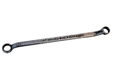Cornwell Tools BW1214 3/8" x 7/16" SAE Offset Box End Wrench 12 Point USA - Image 1 of 4