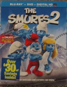 THE SMURFS 2   BLURAY + DVD W/SLIPCOVER - Picture 1 of 1