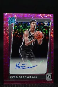 NBA Optic Kessler Edwards Rated Rookie 2/20 Pink Fast Break Prizm #154 Auto RC - Picture 1 of 2