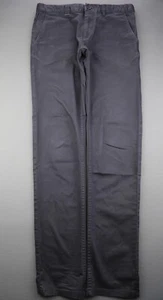 Zara Man Slim Fit Chino Flat Front Pants Stretch Blue Size 31 (Msr 31x33) - Picture 1 of 9