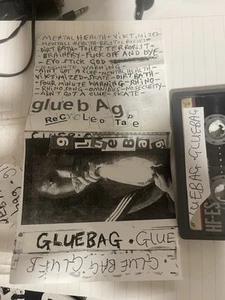 GLUEBAG Crusty recycled Punk cassette. Limited edition. diy indie - Picture 1 of 6