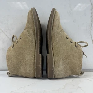 Lands End Boys Chukka Suede Tan Lace Up Boot Size 3M Used Twice - Picture 1 of 11