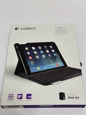Logitech Type + Protective Case Integrated Keyboard iPad Air 1st Open Box - Image 1 of 4