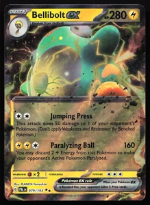 Bellibolt ex 079/193 Paldea Evolved Holo Double Rare Near Mint Pokemon Card - Bild 1 von 4