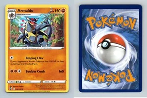 Armaldo #96/195 SWSH Silver Tempest Rare Pokemon 2022 TCG Card - Picture 1 of 1