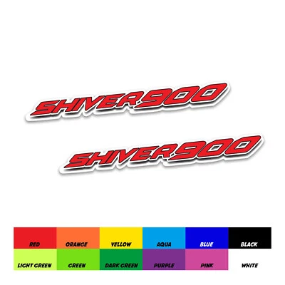 Carenado 12cm ROJO Adhesivo Calcomanía Letra Motocicleta Para Aprilia SHIVER 900 Foto 1 de 4