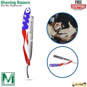 HOMBRE BARBERO (BARBA) CORTE GARGANTA AFEITADORA RECTA AFEITADORA NAVAJA DE AFEITAR - Imagen 1 de 4