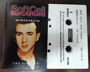 MARC ALMOND SOFT CELL MEMORABILIA THE SINGLES  ISRAELI AUDIO CASSETTE  - Picture 1 of 3