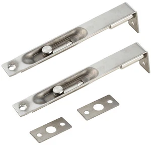 2 pz bullone porta bullone a scatto leva a scorrimento in acciaio inox - Foto 1 di 12