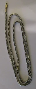 14K White Gold Franco Design Chain Necklace 25.0 Grams - Picture 1 of 8