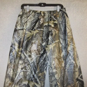 Gander Mountain Real Tree Hardwoods Camo Rain Pants M/L Mens Measures 29x31 - Picture 1 of 12