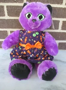 Vestido de Halloween Build A Bear Purple Magic Kitty 16" de felpa - orejas y pies brillantes - Imagen 1 de 7