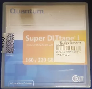 Quantum Super DLTtape I 0.5" Data Cartridge - 160GB native and up to 320GB compr - Picture 1 of 1